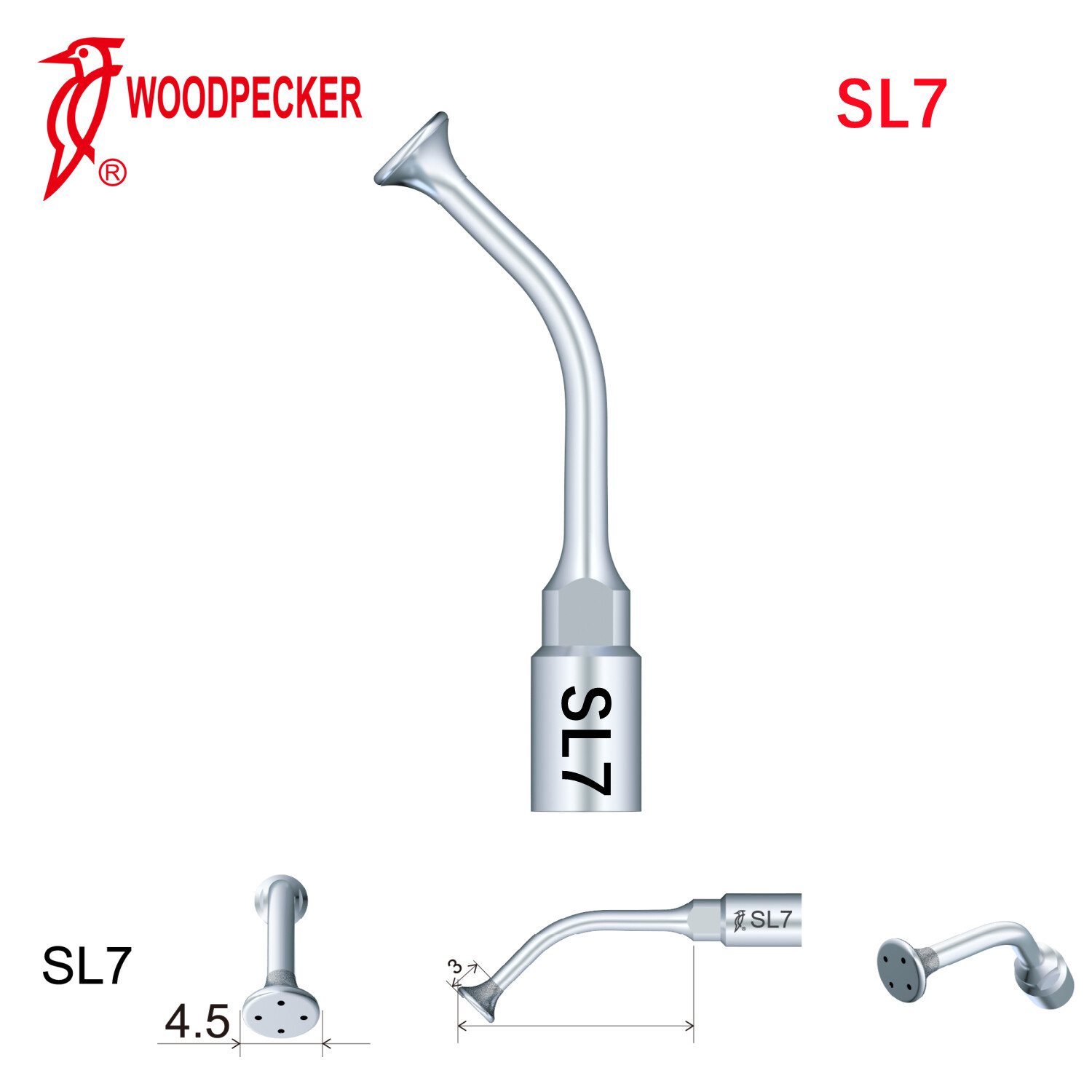 Woodpecker Piezo Sinus Lifting Tips SL7 for Surgic Smart & AI Surgery