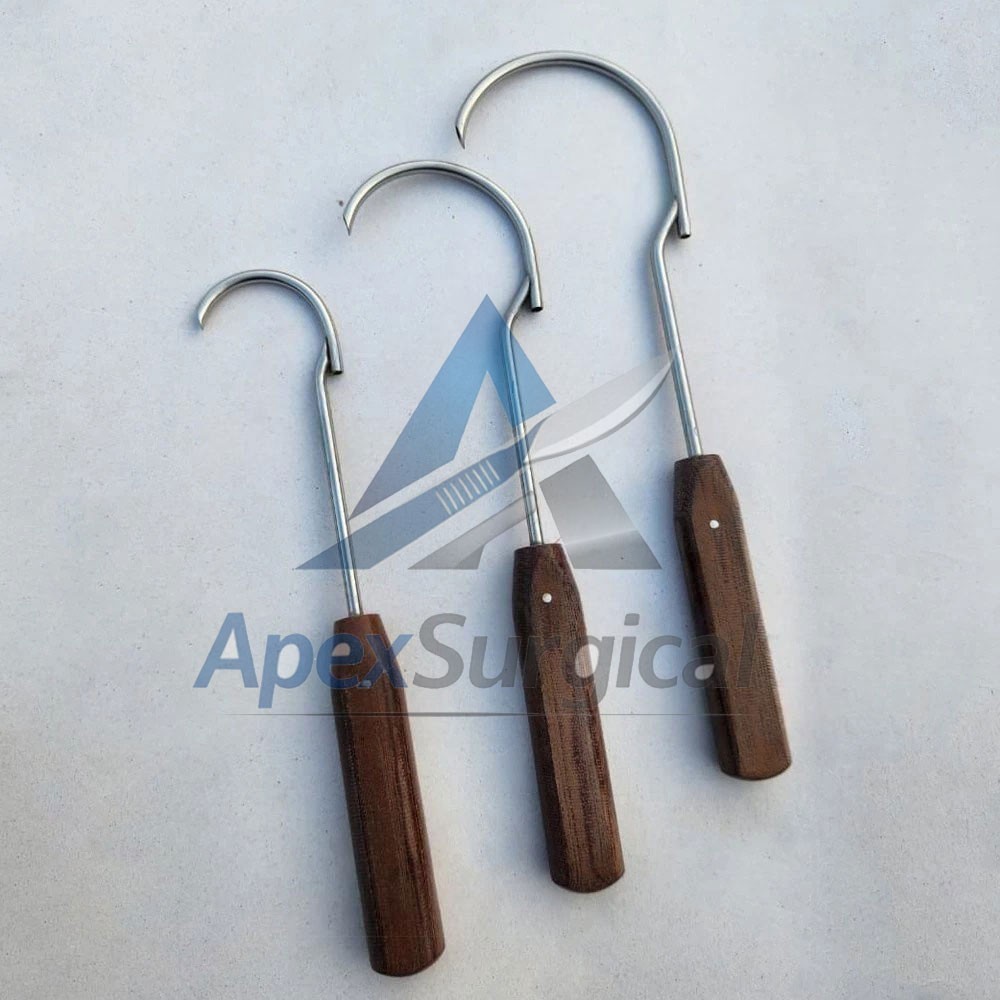 Wire Passer Small Medium Large Fiber Handle Set of 3 Pcs Orthopedic Instruments