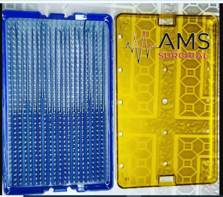 Rhoton Micro Dissector 20 Pcs Titanium with Sterilization Case