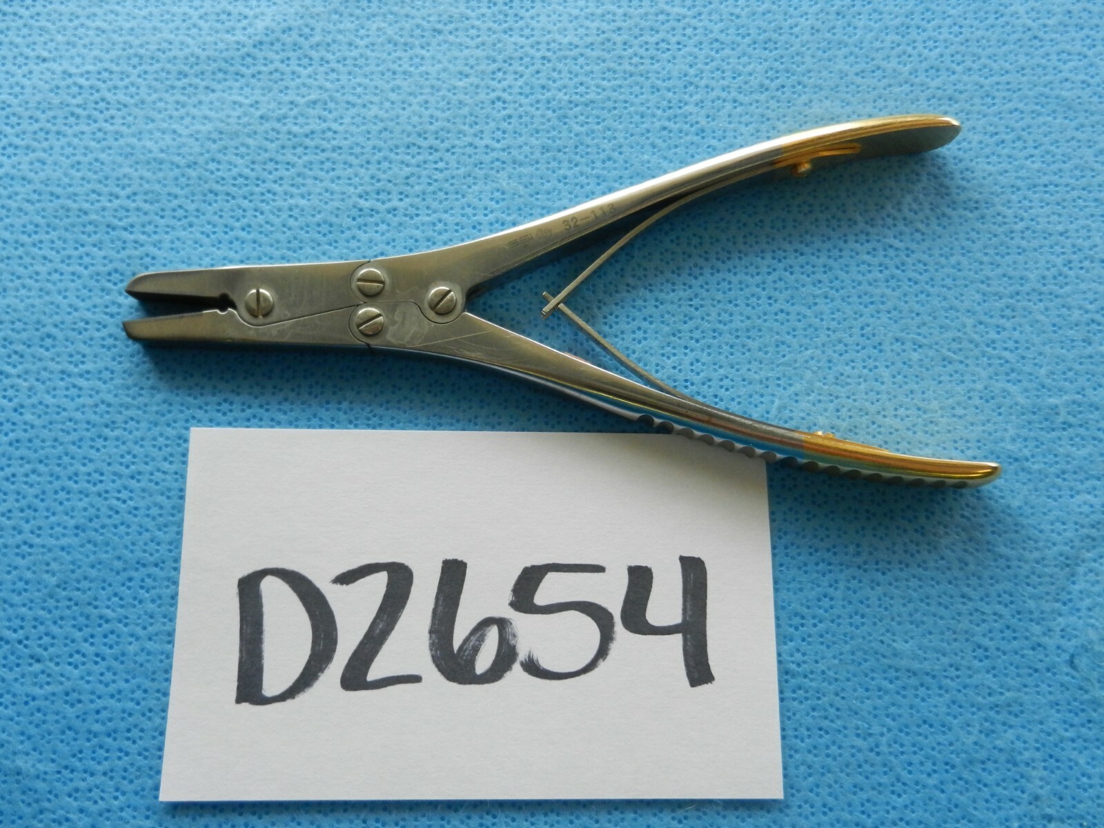 D2654 Codman Symmetry Surgical Tungsten Carbide Jaw Pliers 32-113