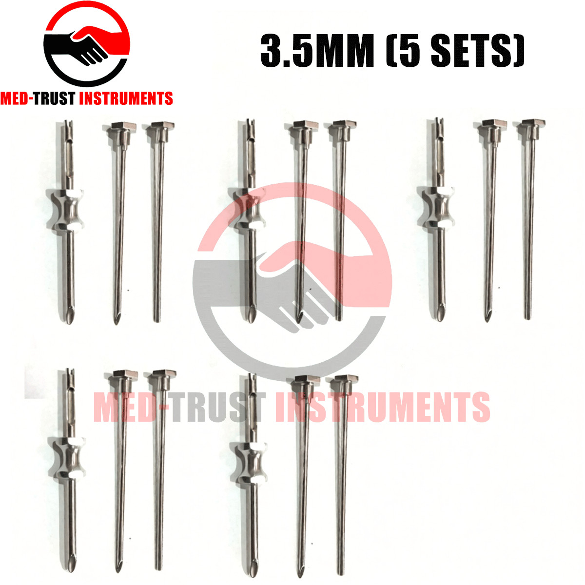HRT Trocar 3.5mm Hormone Replacement Pellet Insertion Trocars 5 Sets