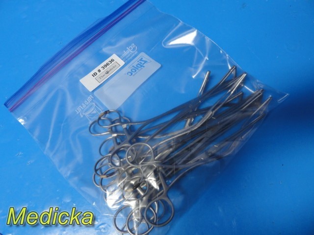 12x Surgical Grasping Forceps Collins Pennington Duval Lovelace ~ 39636