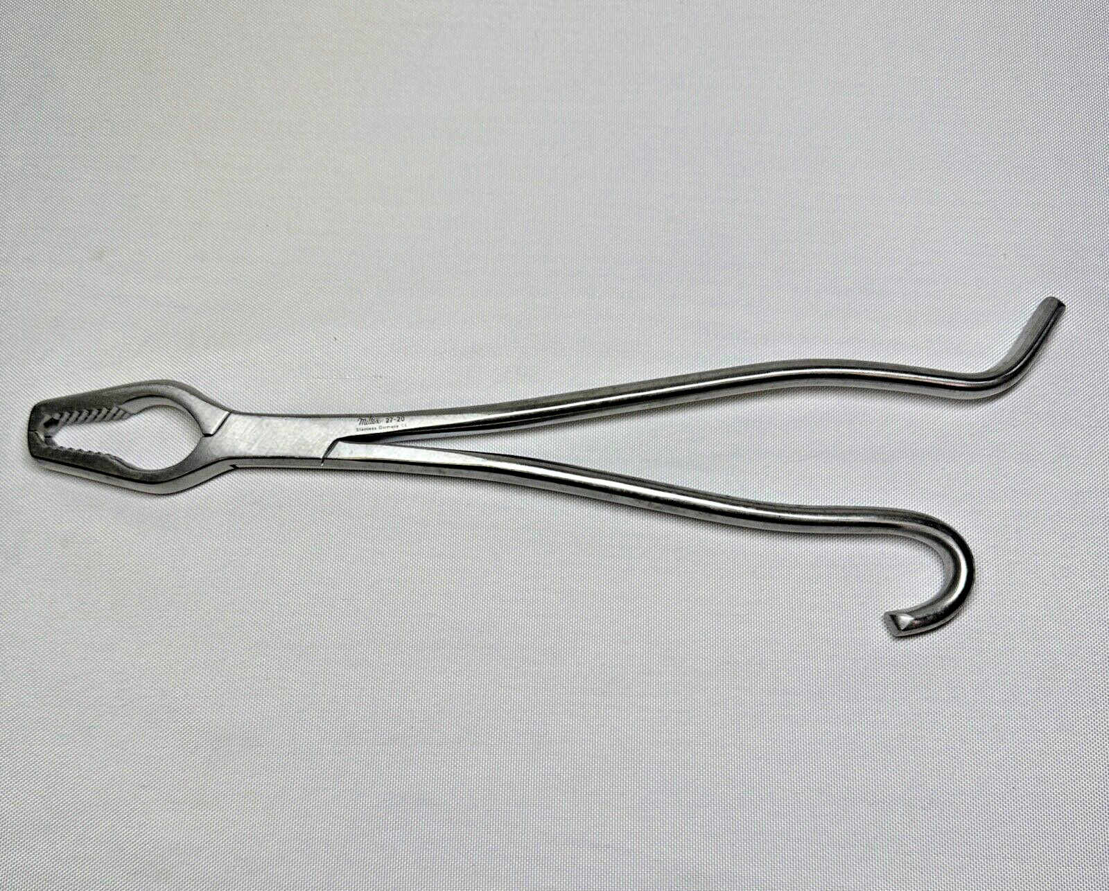 Miltex Integra 27-20 Bone Holding Forceps, 13 in. , Plain