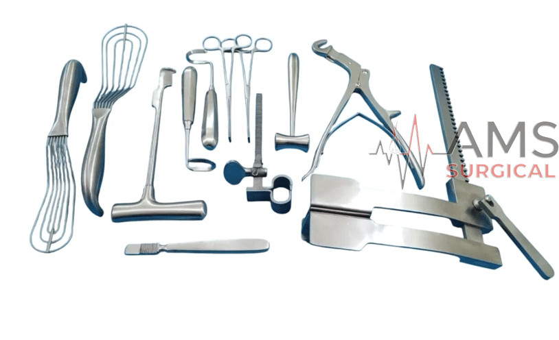 Professional Thoracotomy Surgical Set High Quality Instruments for Chest Surgery