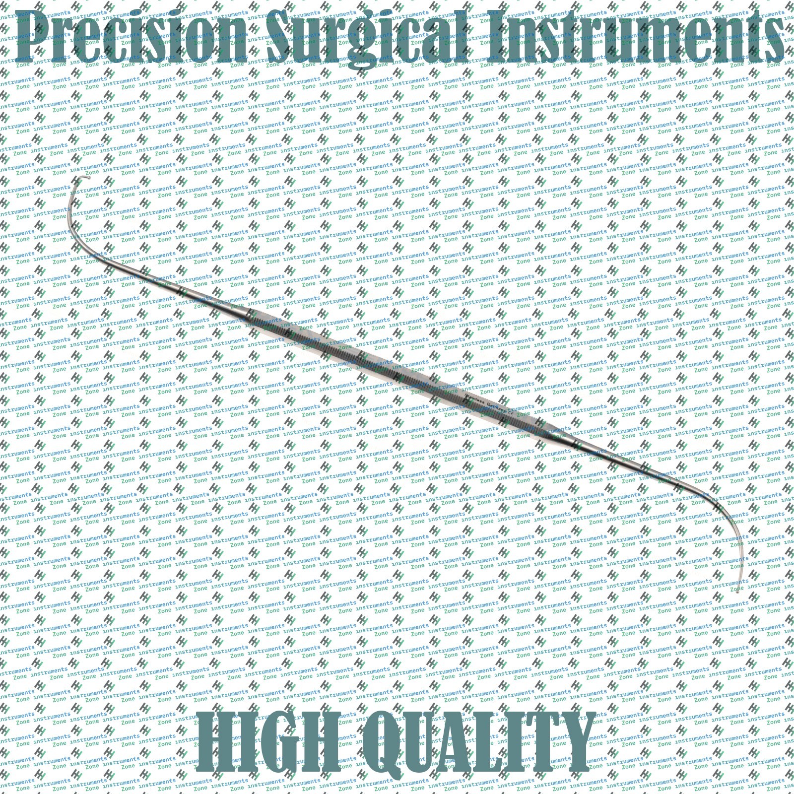 Kuhn Frontal Sinus Seeker Double Ended Size #2 Hexagonal Handle ENT Instrument