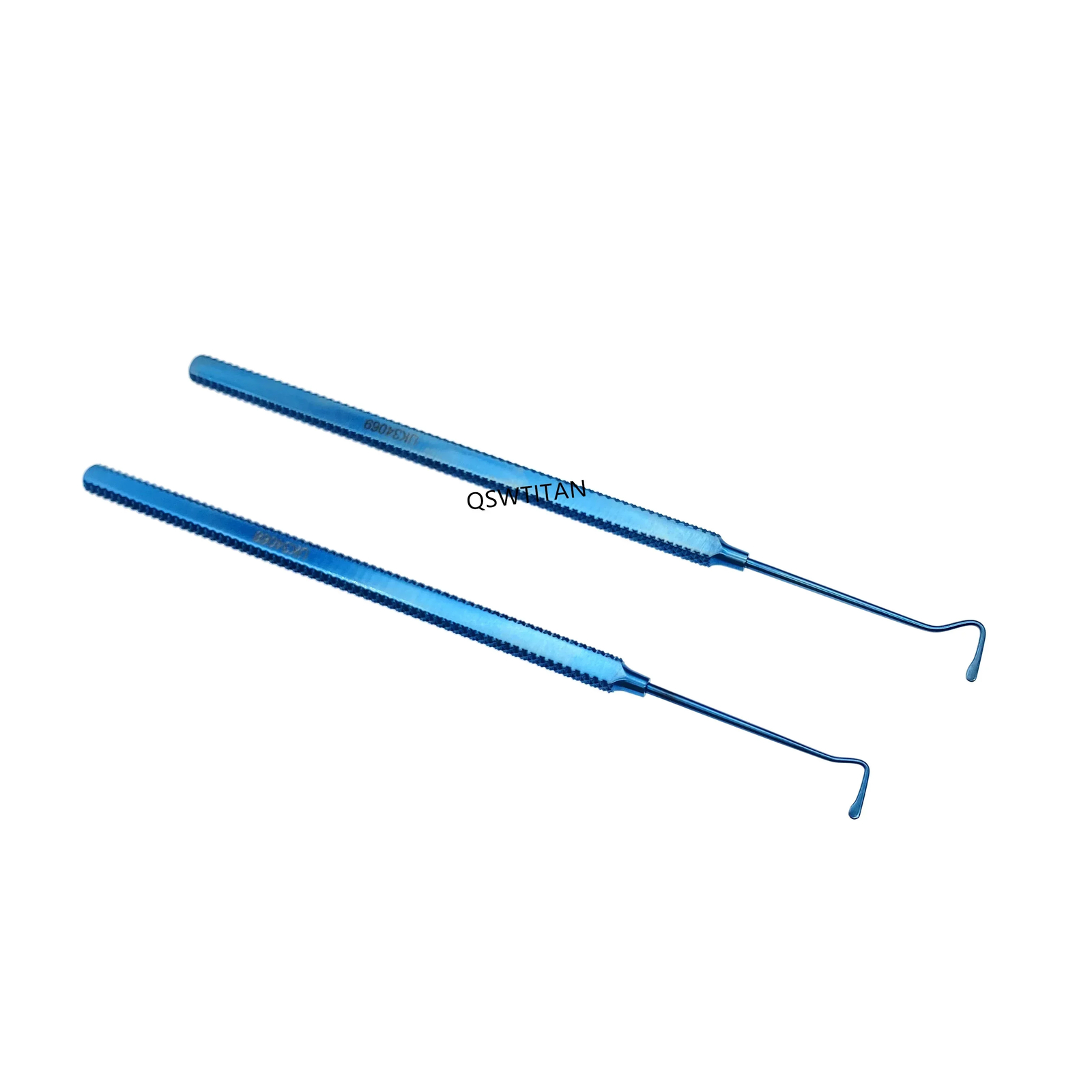 Ophthalmic Muscle Hook 1.5mm/ 2.0mm Bulbous Tip Titanium Eye Surgical Instrument