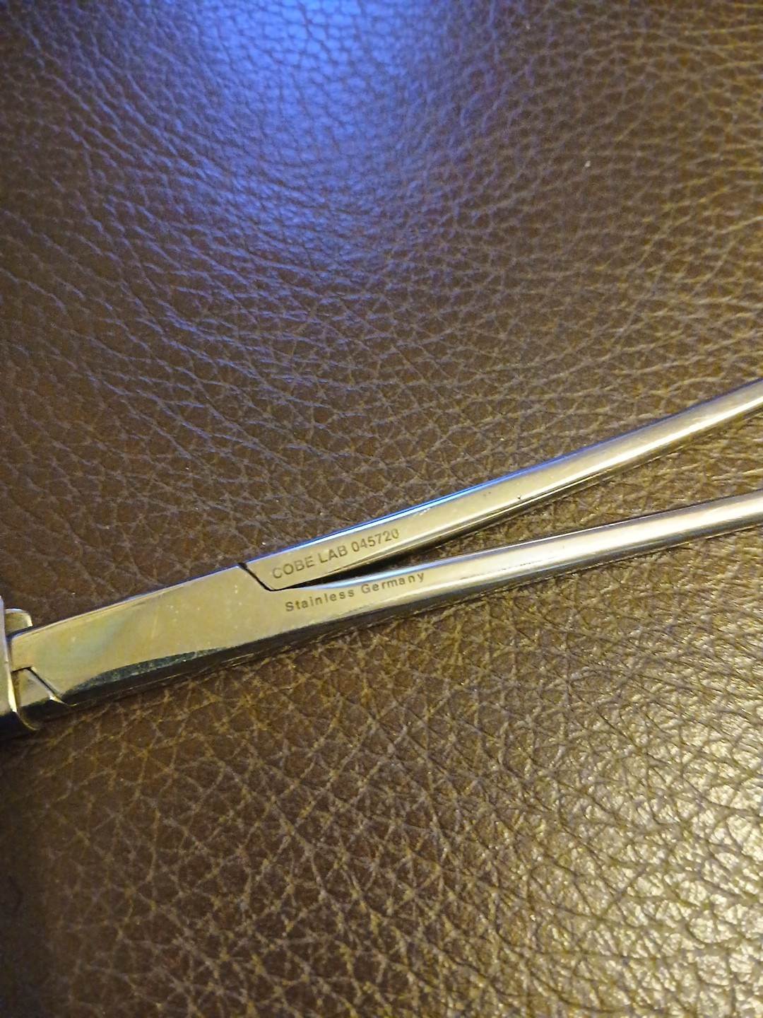 Cobe Lab 045720 Tubing Clamp with Clip Germany Pliers