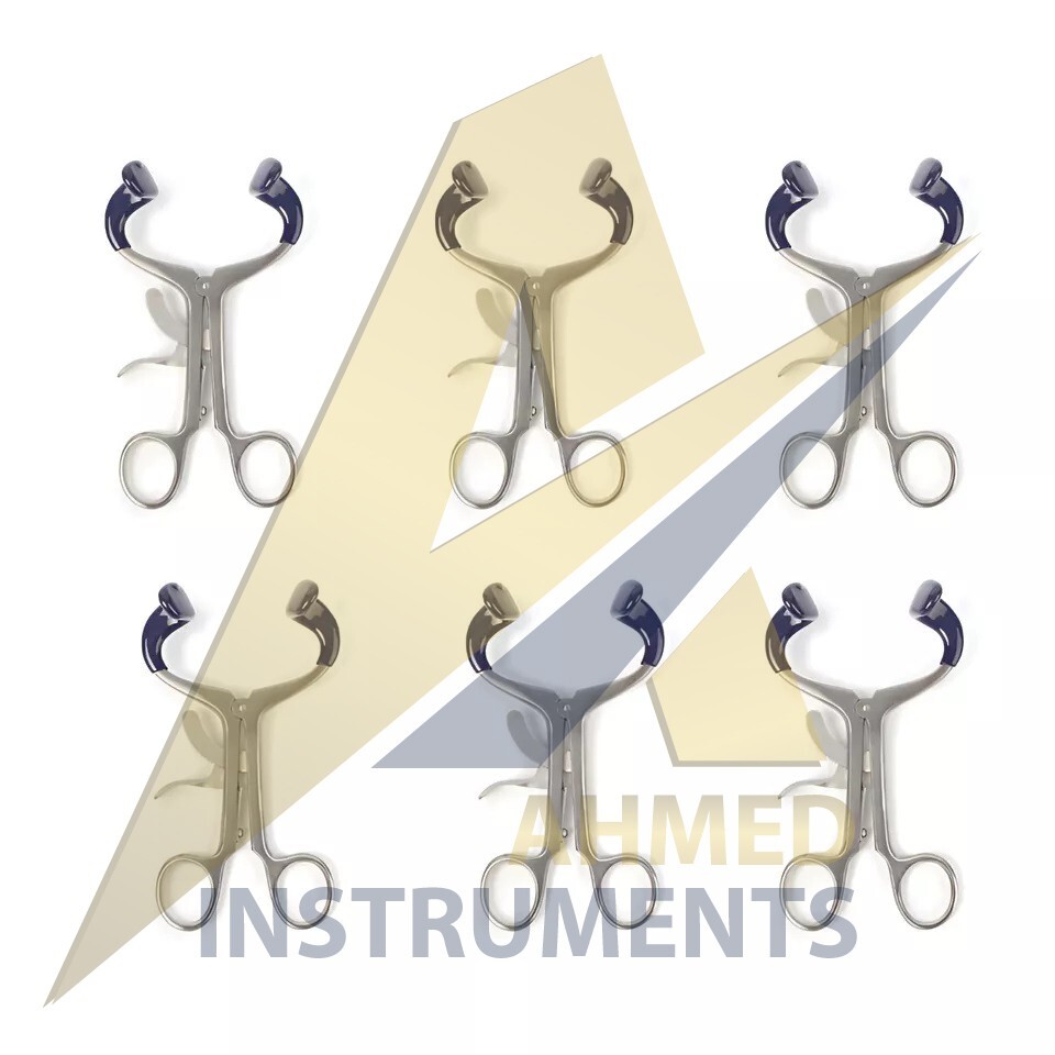 6 Pieces Molt Mouth Gag Blue 4.5″ Pediatric Surgical Instruments