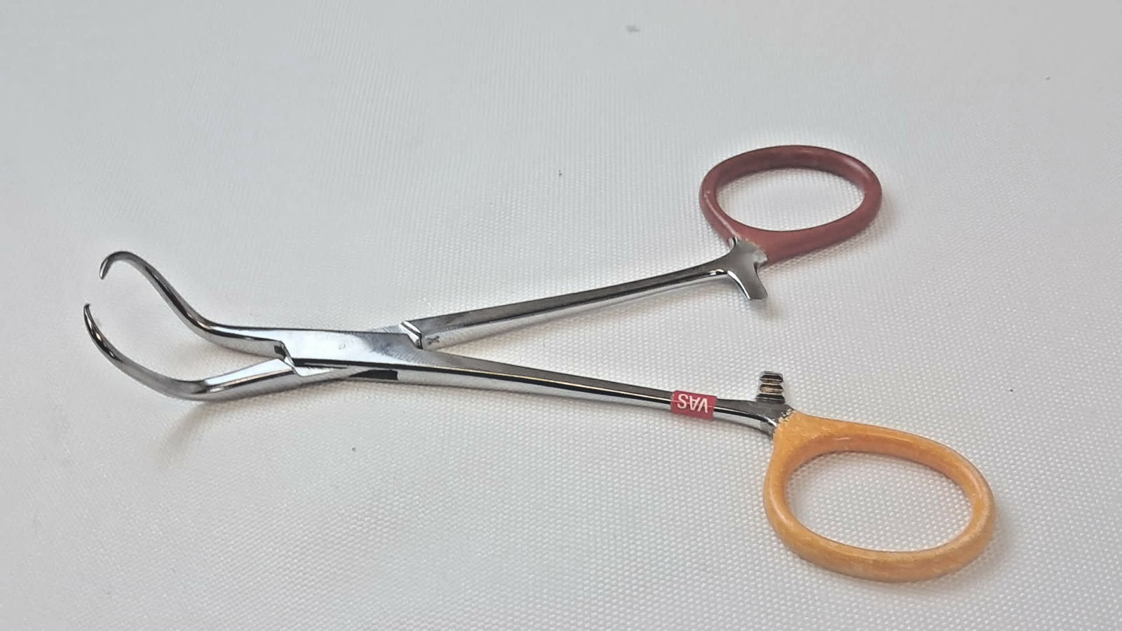 Jarit 110-102 Backhaus Towel Clamp Forceps 5-1/4″ Angled