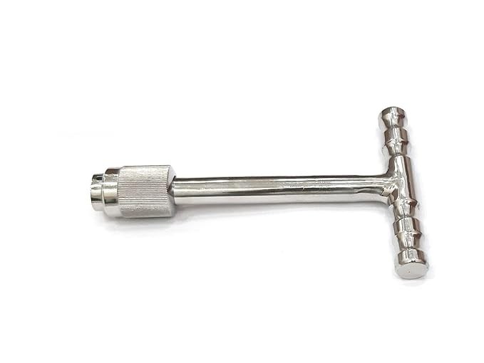 Cannulated T Handle Adapter Coupler For Flexible Reamer Q.C Surgical Instruments