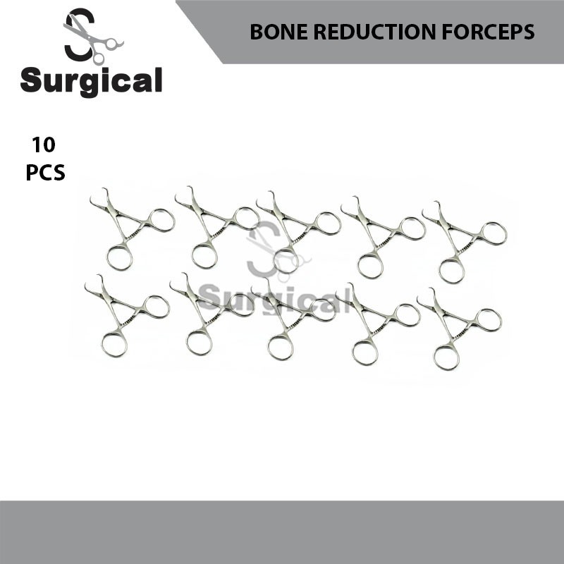 Bone Holding Reduction Forceps Set 10 Pcs 9.5cm | Surgical Instruments