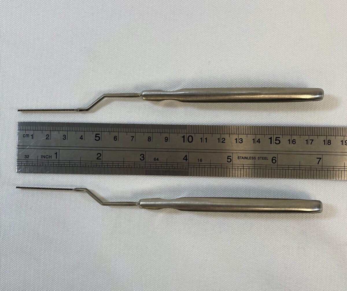 Pair of Storz N4420 L & R Angled Bayonet Joseph Nasal Saw 7.25″ (18.4cm) ENT