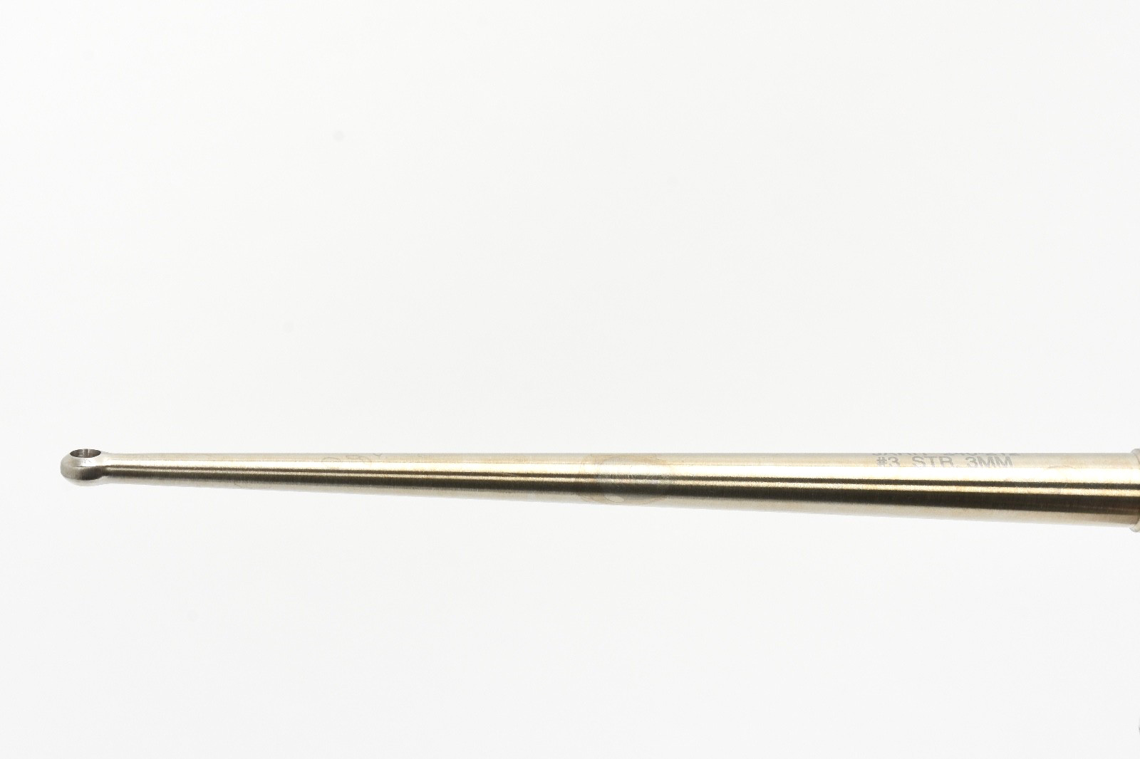 Jarit 240-212 Cone Ring Curette, Straight 3mm, 9″
