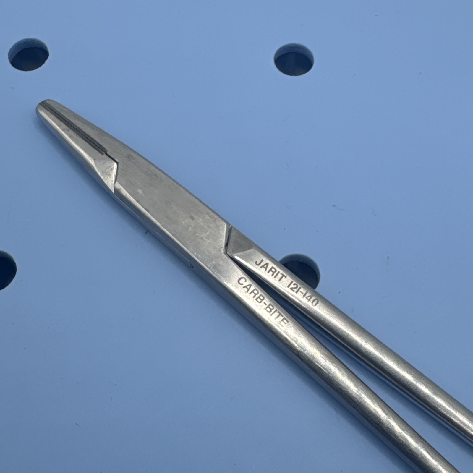 Jarit 121-140 Mayo-Hegar Needleholder Carb Bite