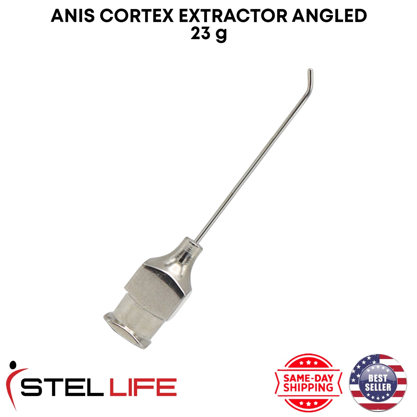 Anis Cortex Extractor 23 ga Angled Ophthalmic Tools Eye Surgical Instruments