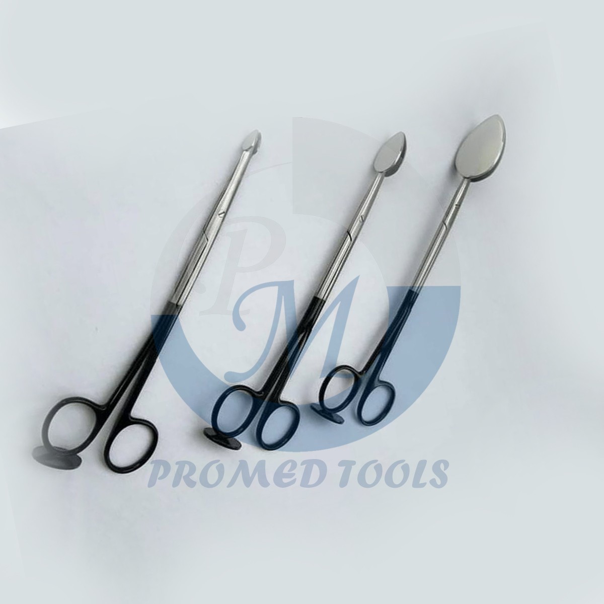 Trepsat Facial Flap dissector scissors set of 3pcs,10mm,15mm,20mm Premium
