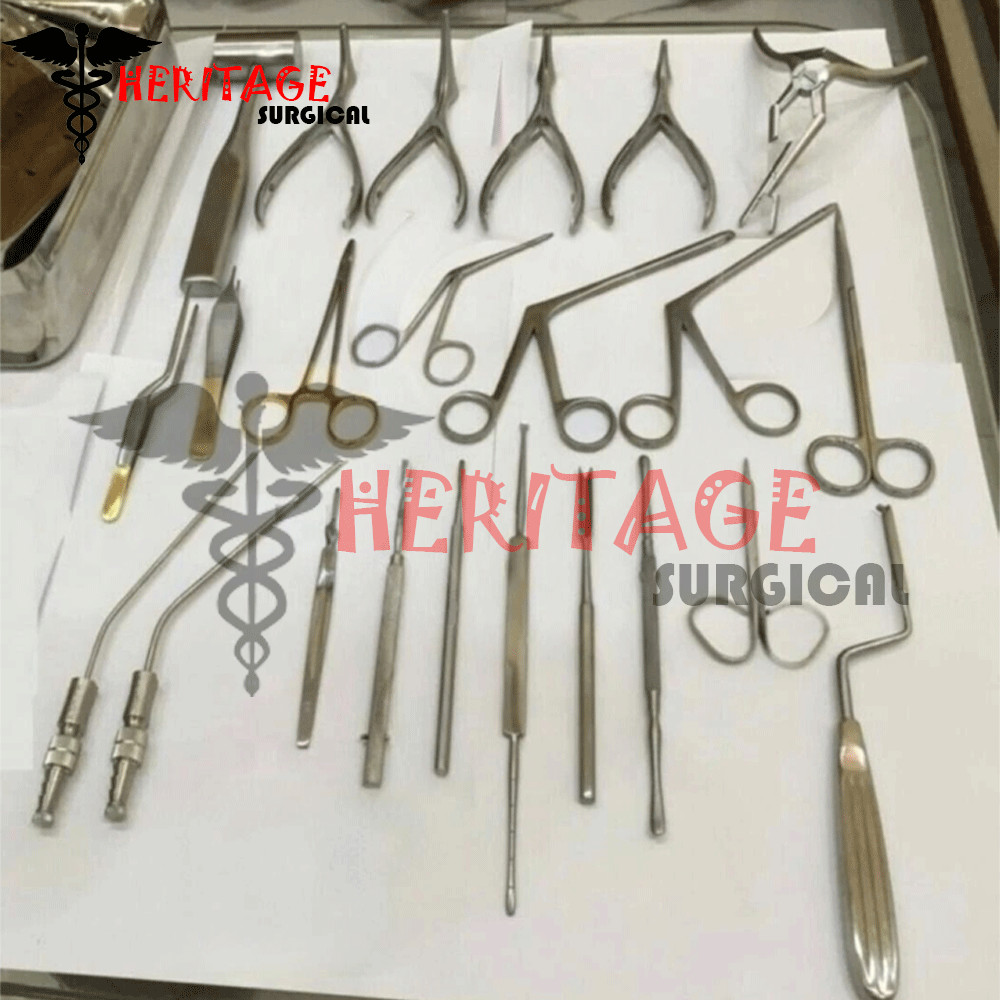 Septoplasty Instruments Set of 24 Pcs Nasal Surgery Reusable German Steel ENT