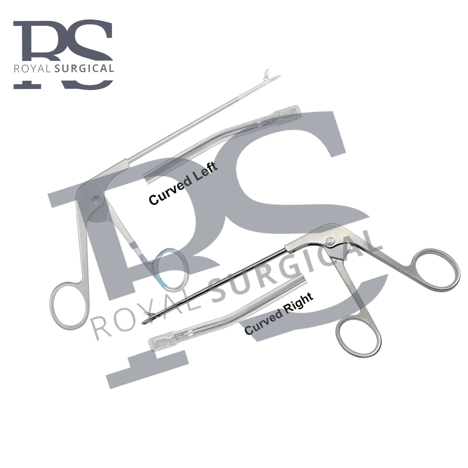 Duckbill Basket Punch upbiter curved left and right, Arthroscopy forceps