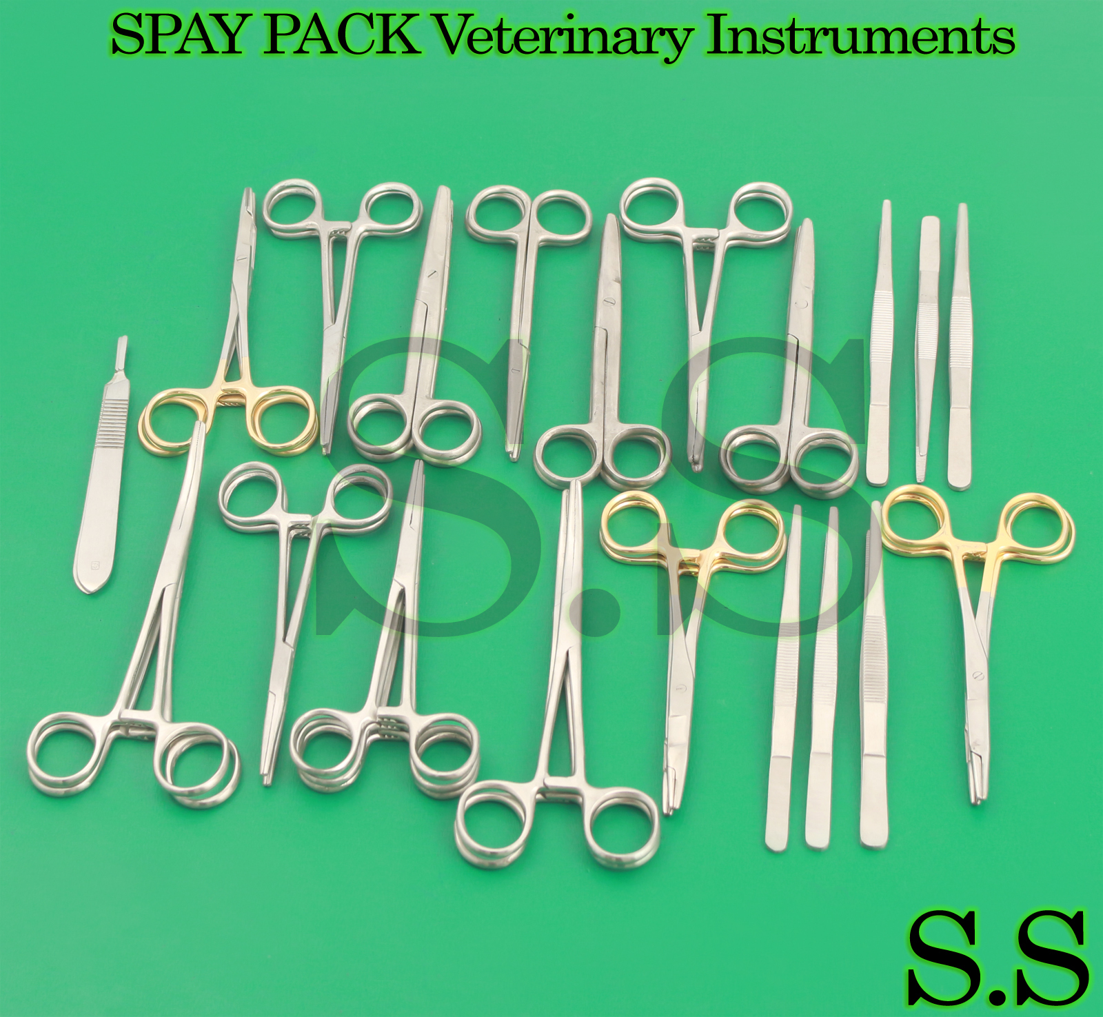 SPAY PACK KIT Surgical Veterinary Instruments 260 PCS DS-1094