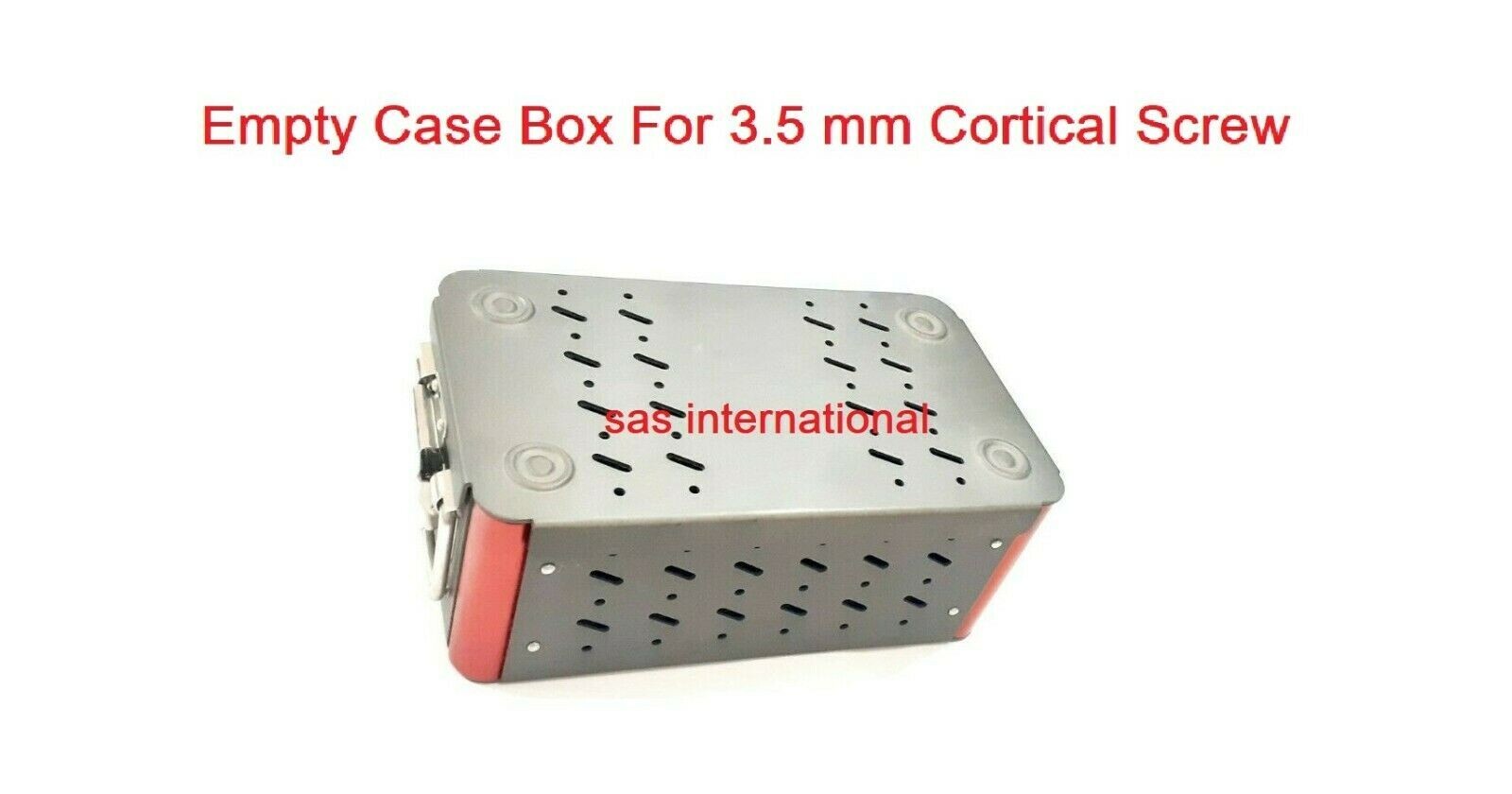 empty case box for 3.5 mm cortical screw orthopedic surgical instrument freeship