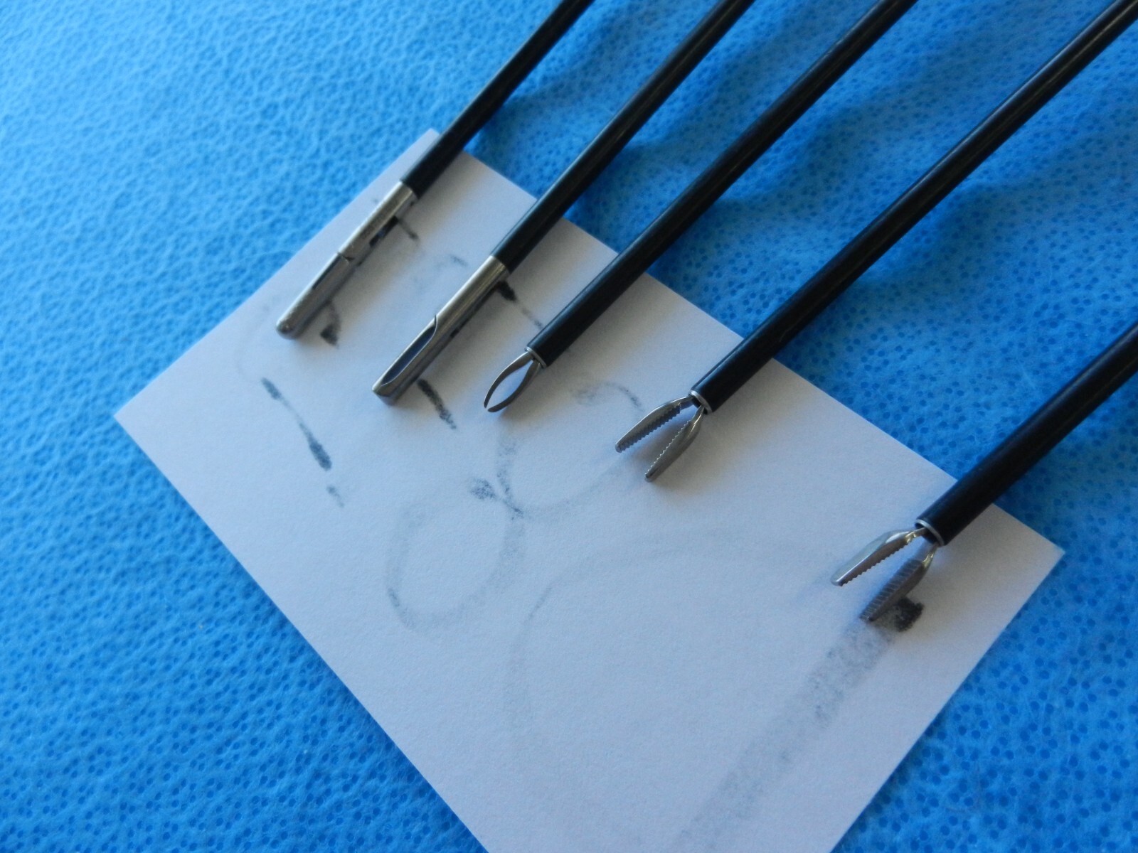 D8725 Jarit ACMI Koros Insulated Shaft 5.0mm Laparoscopic Forceps Lot of 5