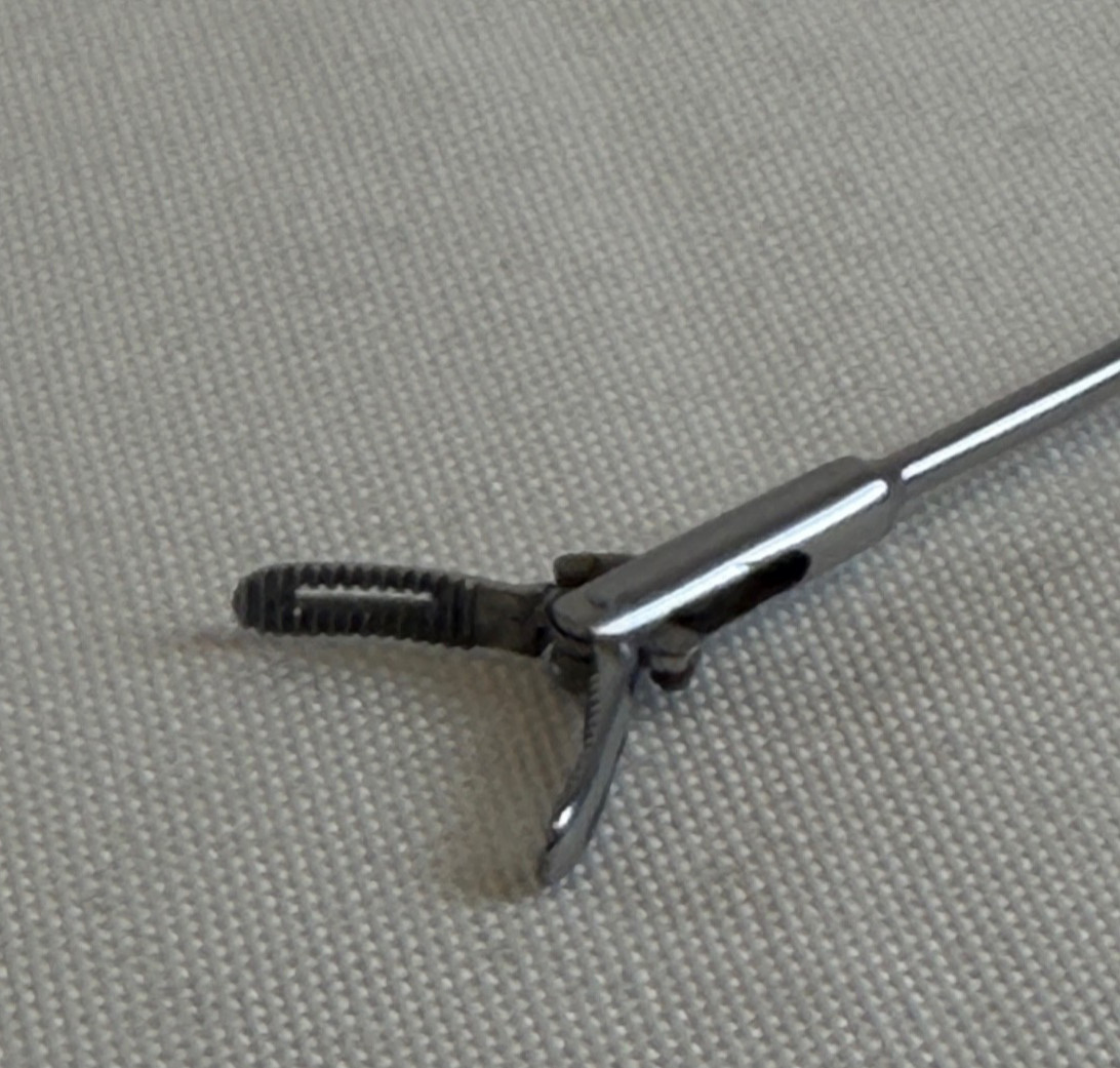 Karl Storz 10372KL Double Action Jaw Peanut Forceps 1.5mm x 35cm ENT Laryngeal
