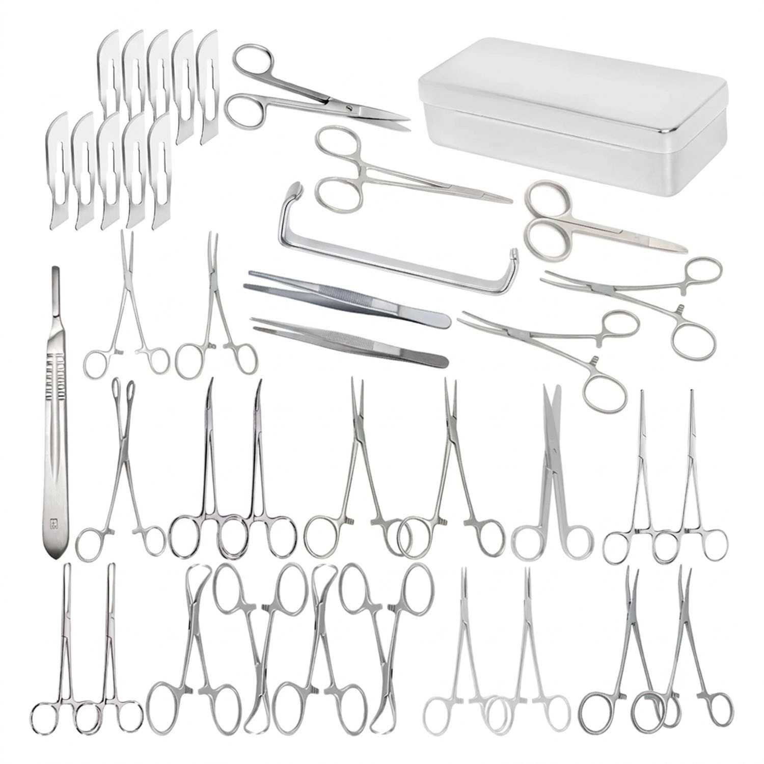 Spay Surgery Set 41Pcs Basic Veterinary packs Major laparotomy General DS-2561