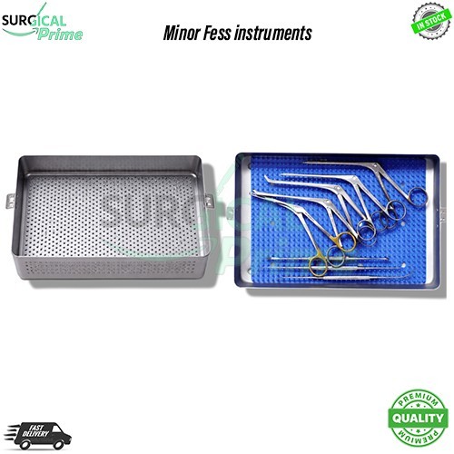 Minor Fess instruments set Endoscopic Sinus surgery ENT Surgical 10 Pcs