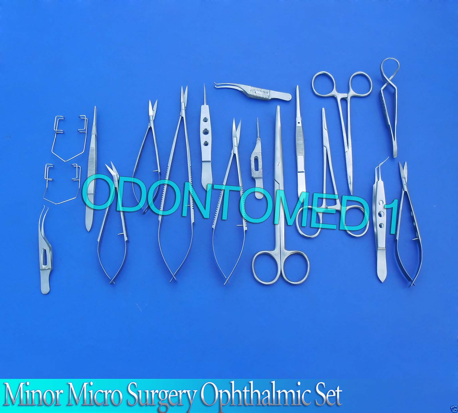 21 Pc Eye Micro Minor Surgery Surgical Opthalmic Instrument Student Set Ey-035