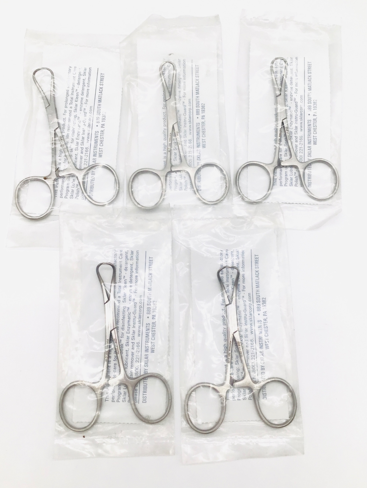 Sklar 47-2935 Backhaus Towel Clamp 3-1/2″ – LOT of 5 – NEW