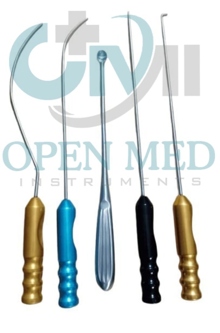 Viterbo’s surgical Dissector Set 5pcs facelift gliding brow lift plastic surgery