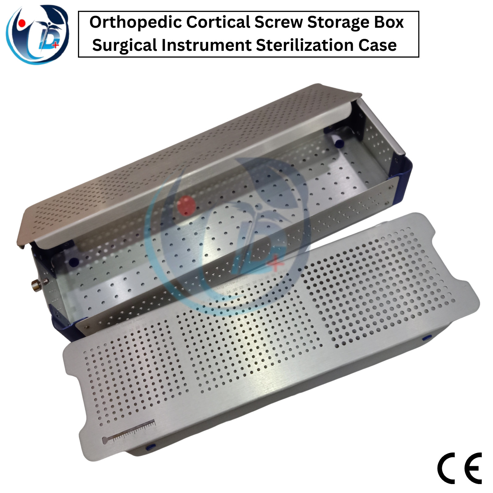 Orthopedic Cortical Screw Storage Box Surgical Instrument Sterilization Case
