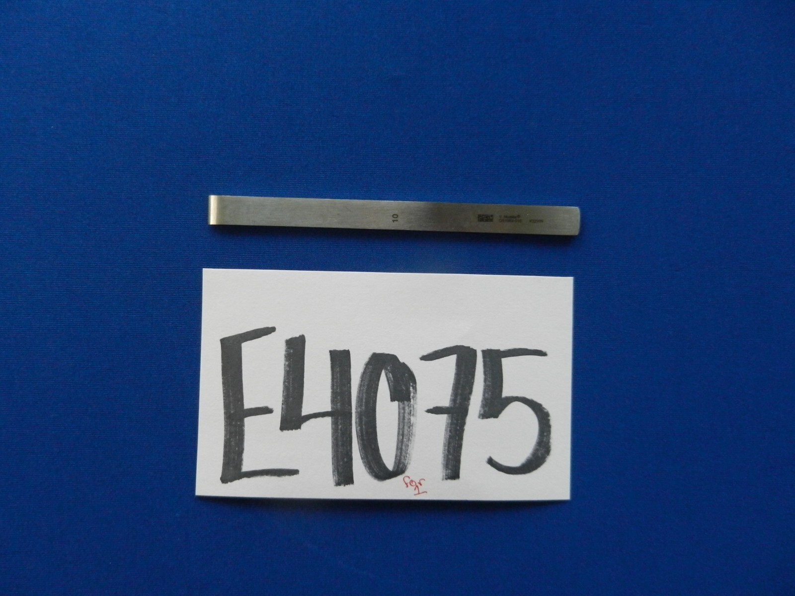 E4075 V. Mueller OS1062-010 Mini Lambotte Straight 10mm Osteotome 12.7cm Length