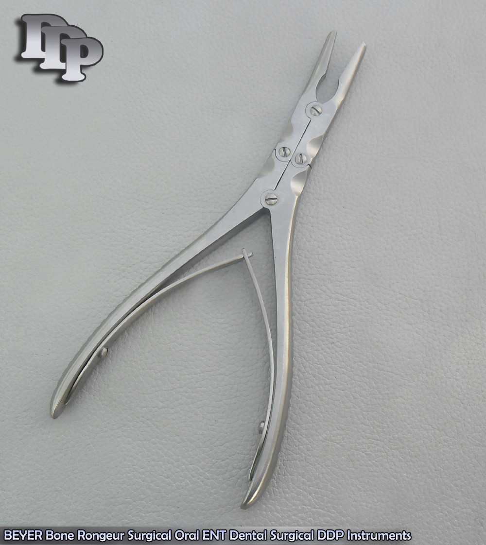 BEYER BONE RONGEUR DOUBLE-ACTION CURVED ORTHOPEDIC NEURO SURGICAL