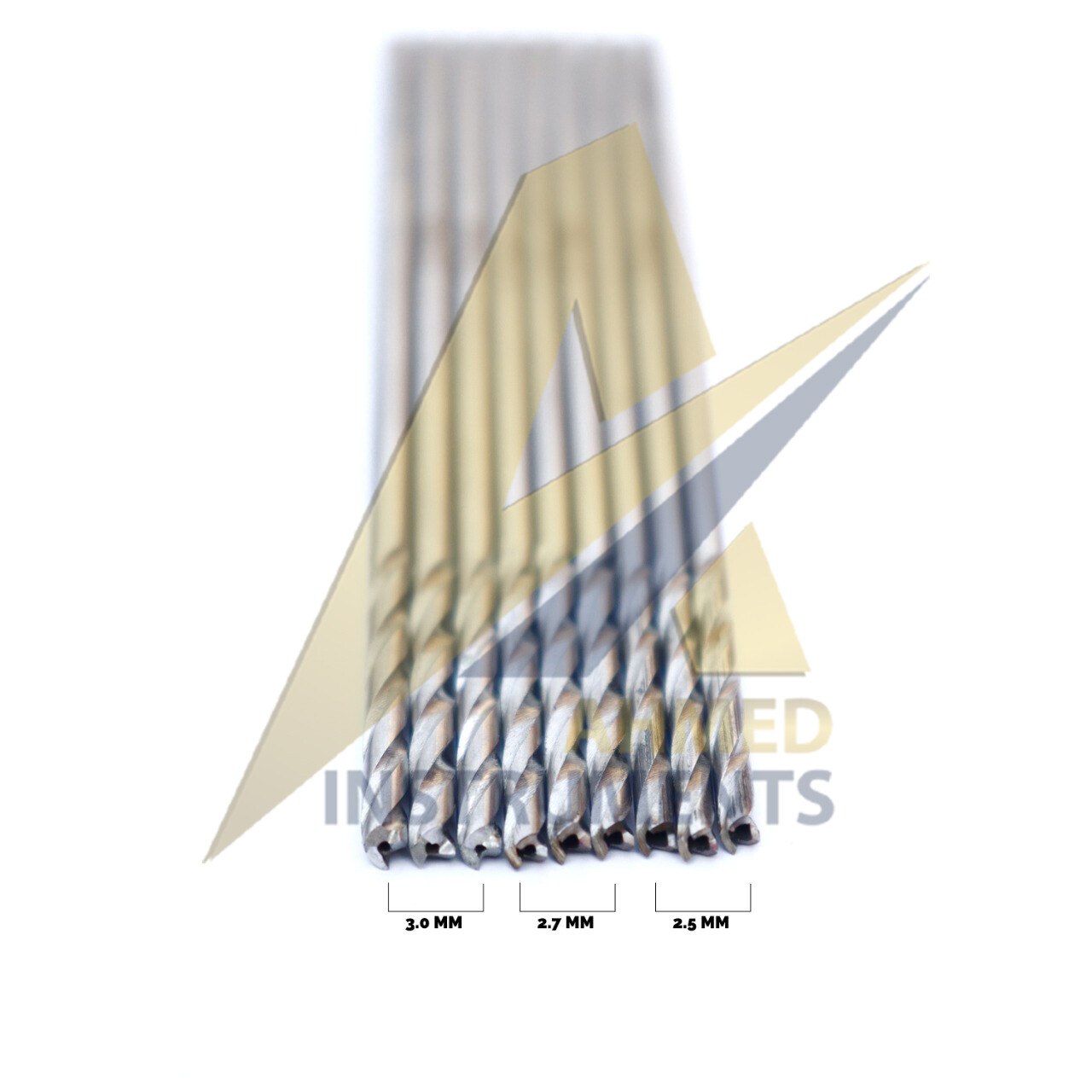 Cannulated Drill bit 2.5mm, 2.7mm, 3.0mm Set of 9 PCs Orthopedic Instruments
