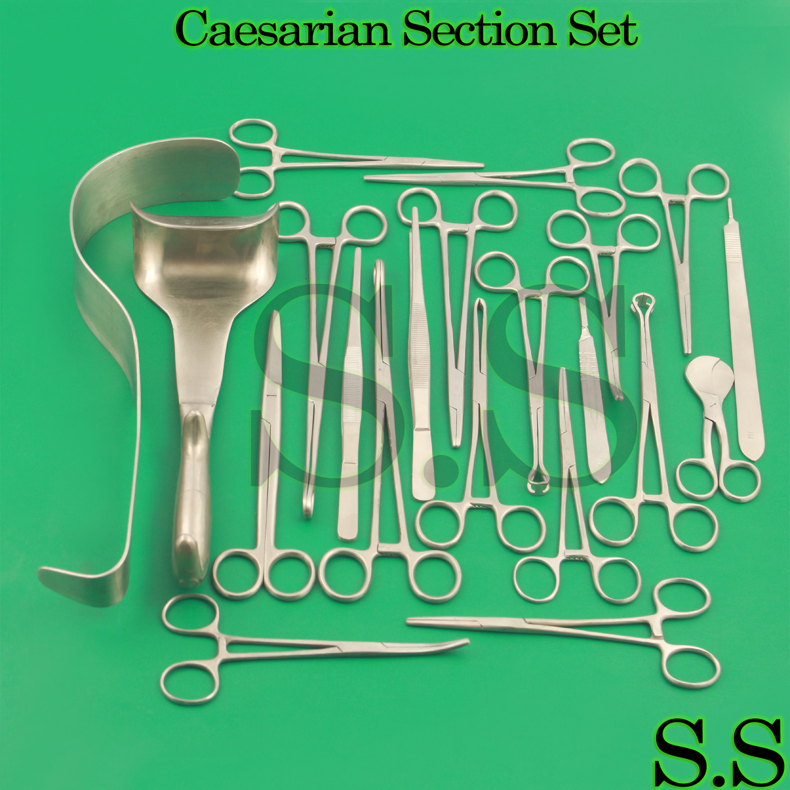 Caesarian Section Set of 25-Pcs Surgical Instrument A+ Premium Quality DS-1131