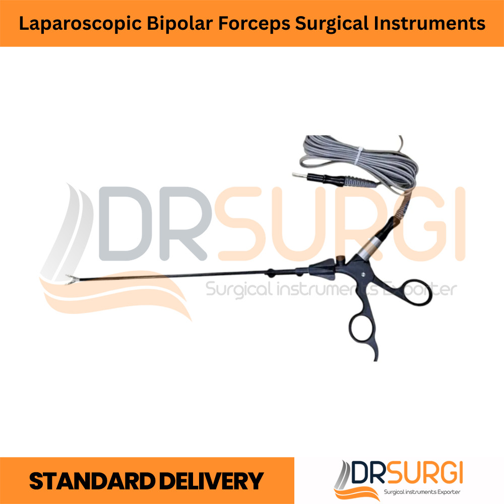 Laparoscopic Bipolar Forceps Surgical Instruments With Cable Reusable 1Set.