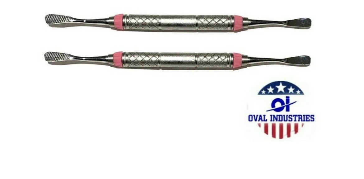 🦷 2x Bone File Periodontal Cross-Cut Surgery Gingivectomy Chisel Tools