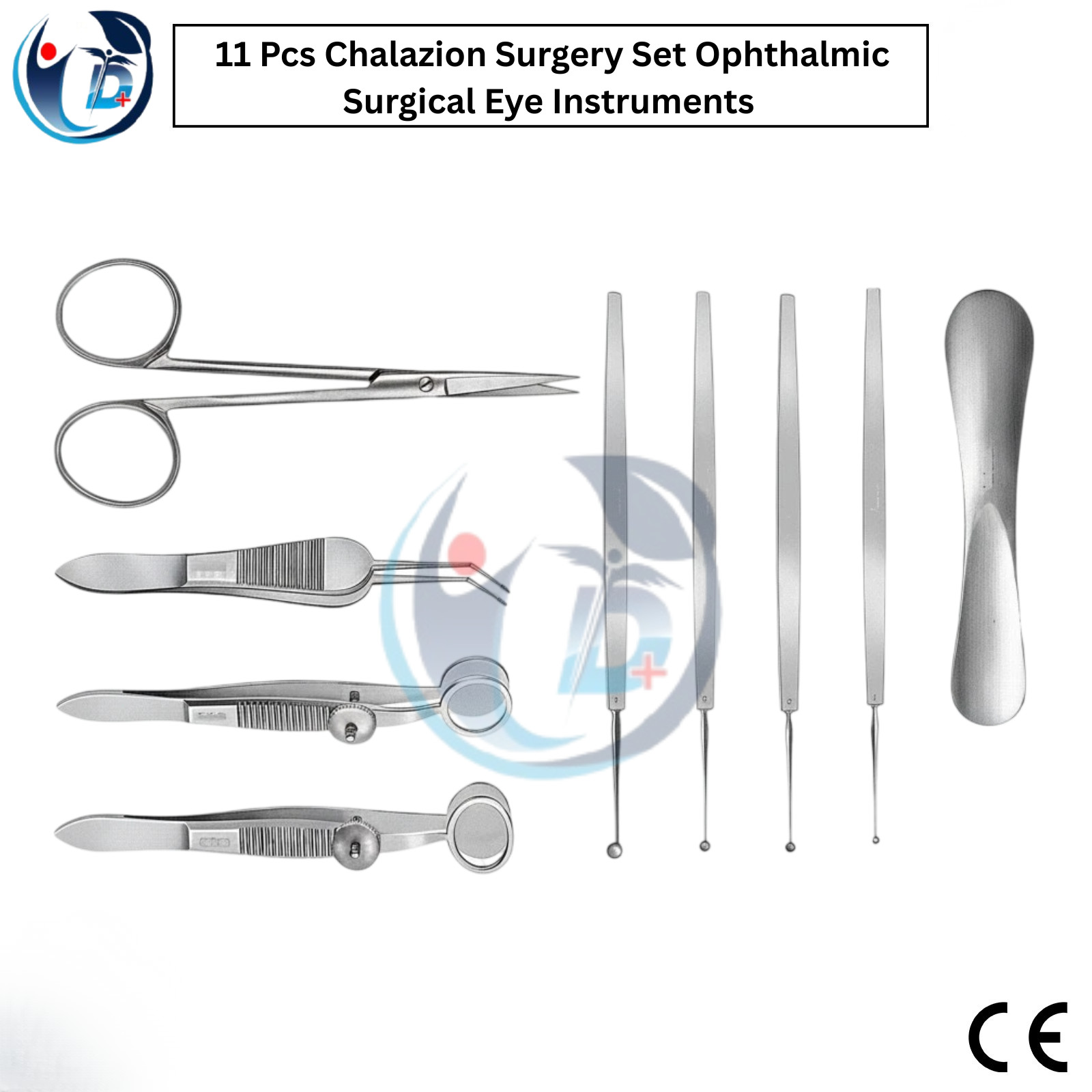 Chalazion Surgery Set 11 Pcs Ophthalmic Surgical Eye Instruments German Grade
