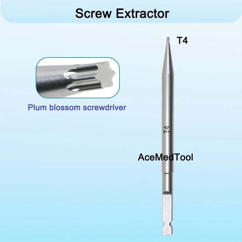 Orthopedic Screw Extractor Star Hex Screw Driver AO Quick Coupling Screwdriver V
