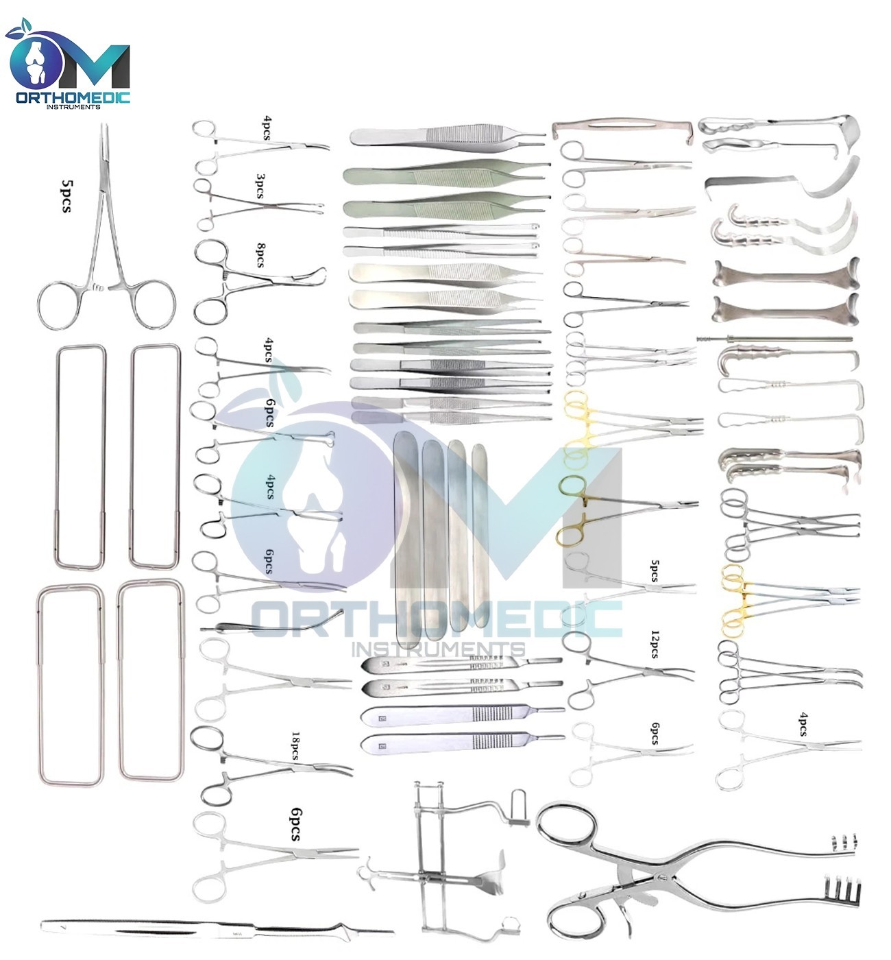 Major Set Of 150 Hernia Hydrocoelectomy Surgery Best Quality Surgical Instrument