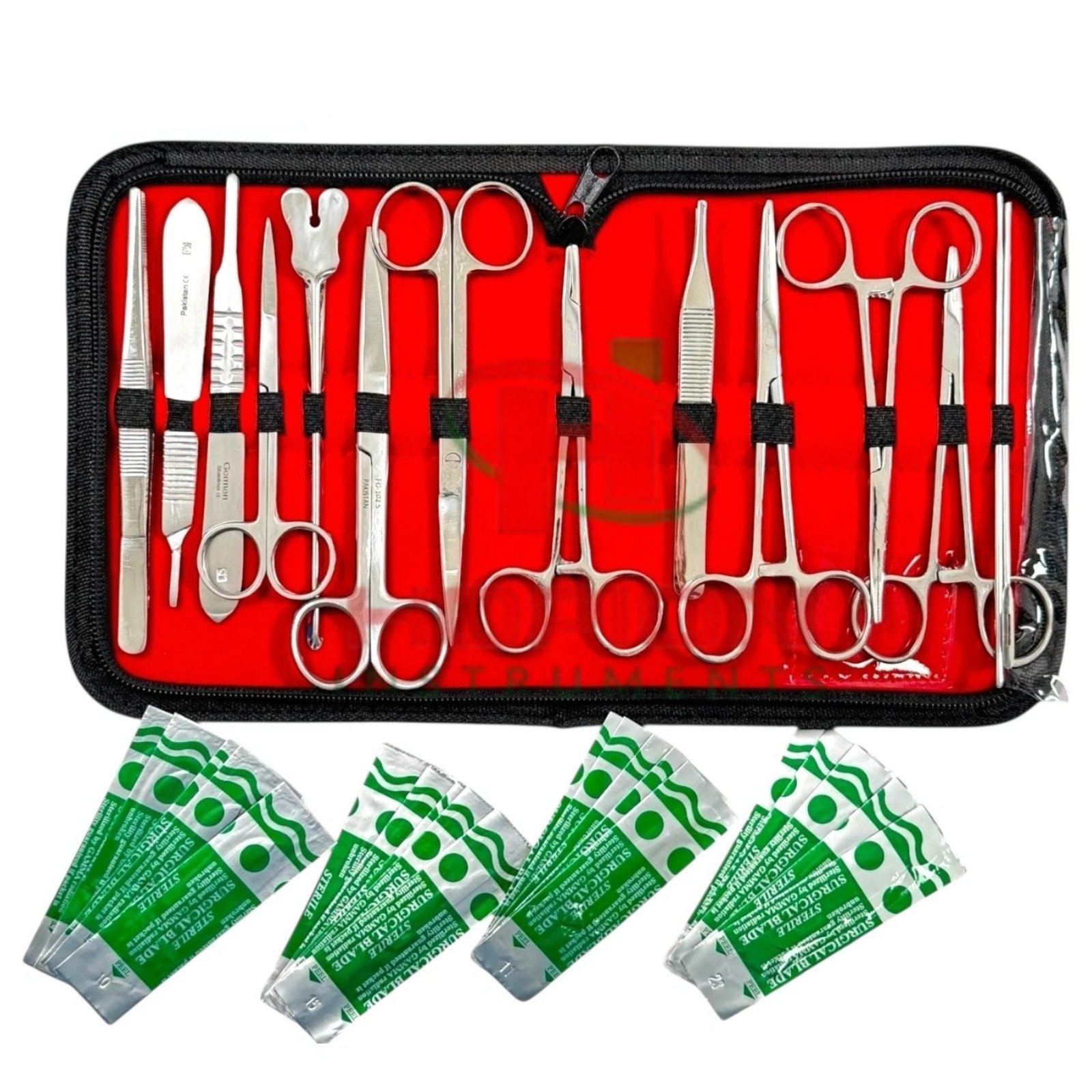 54 PCS MINOR SURGERY DISSECTION DISSECTING STUDENT KIT SURGICAL INSTRUMENTS