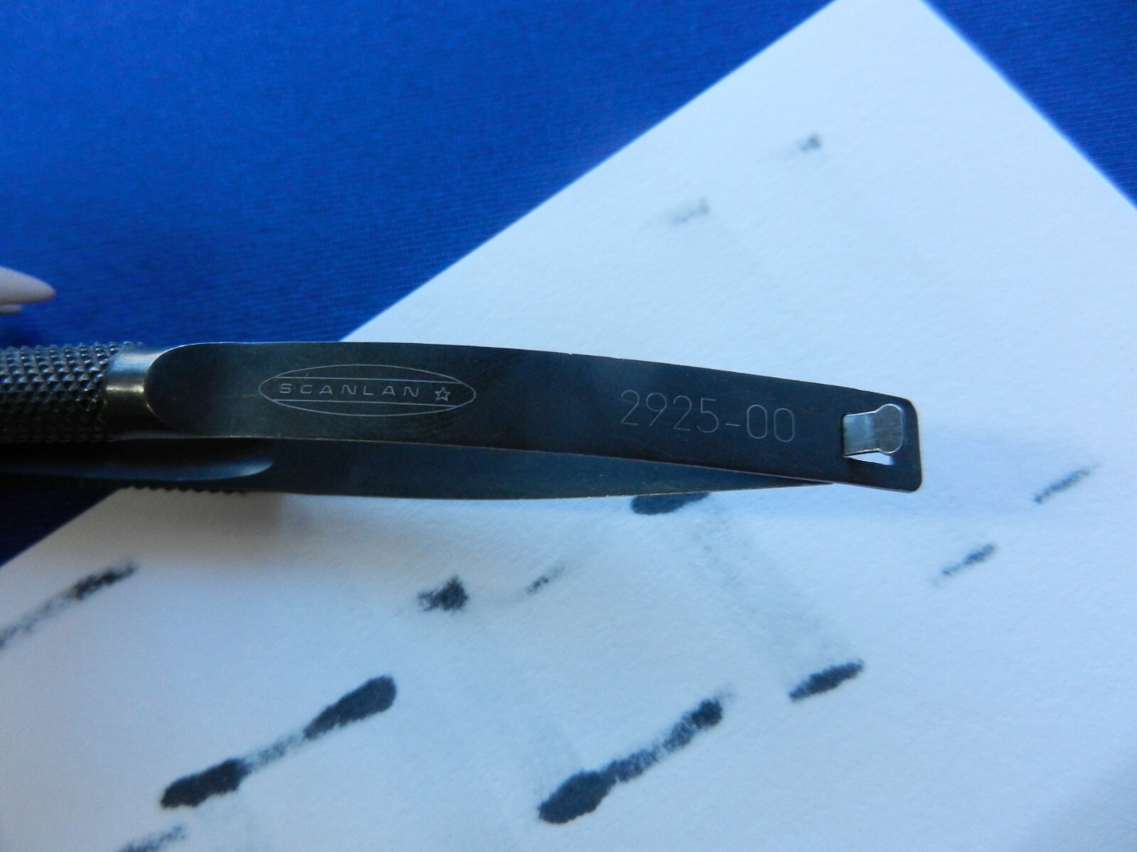 E4541 Scanlan 2925-00 Finesse Micro Needle Holder with Round Handle