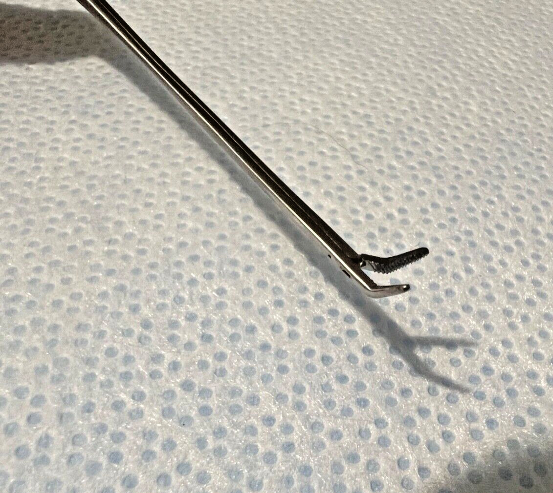 Millennium 2-169148 Surgical Alligator Nasal Forceps, Serrated Curved Right ENT