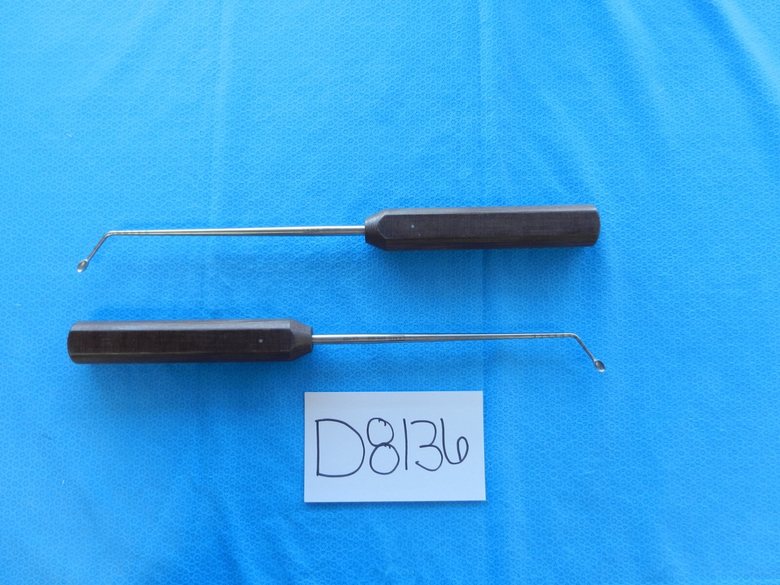 D8136 Lanx Surgical Set of 2 Angled (Left & Right) Calibrated (20-60) Curette