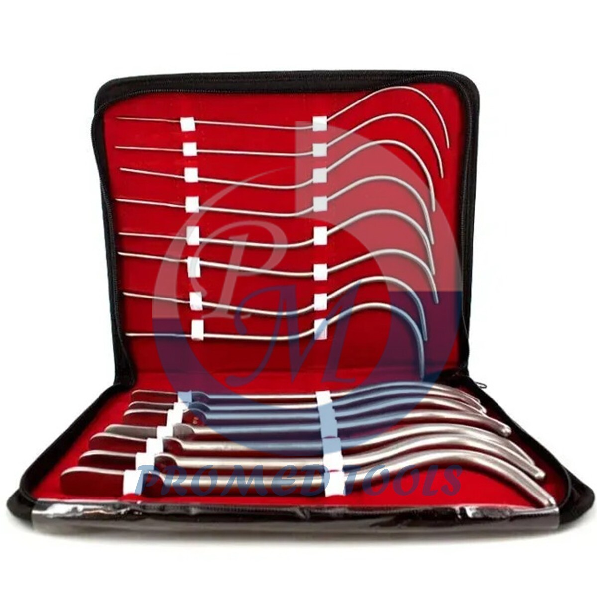 Guyon Urethral Sound Kit Medical Grade Surgical Steel 15Pcs Set