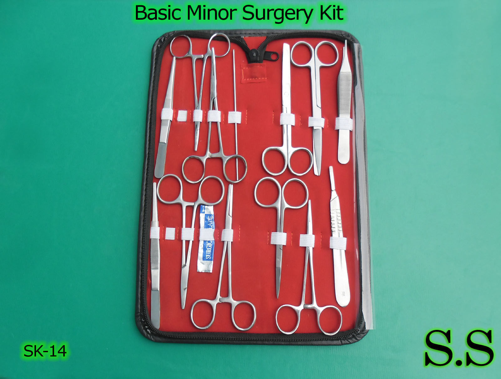 Set of 14 Pieces Basic Minor Surgery Kit Surgical instruments SK-14