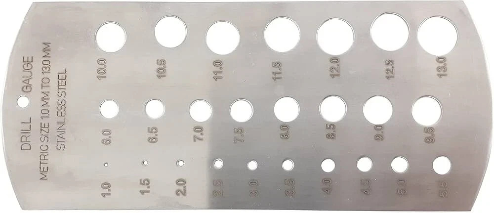 Orthopedic Combo of Measuring Drill & Screw Gauge for Drill Bit, K Wire, Pin