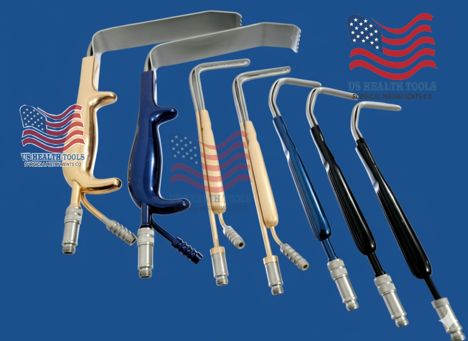 SET OF 7 PCS Plastic Surgery PREMIUM Surgical Instruments