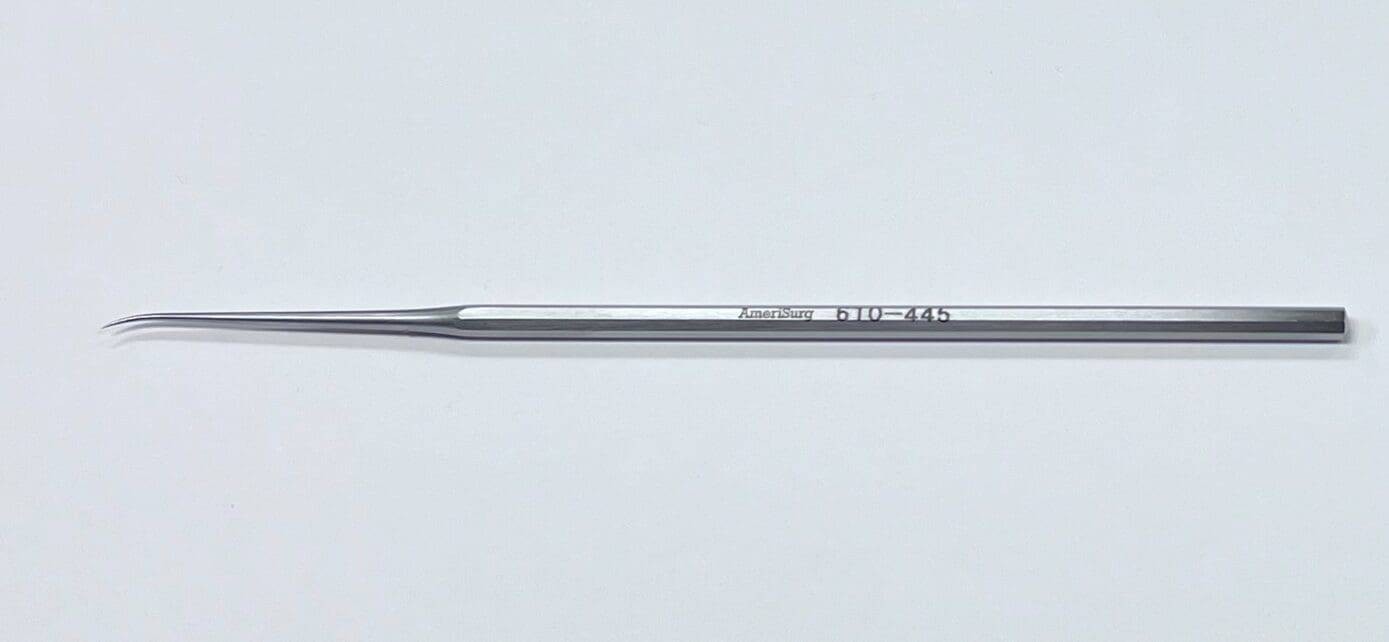Rosen Pick, 6.25 Angled Tip, 1.5 mm Angled from Tip, Premium German Stainless